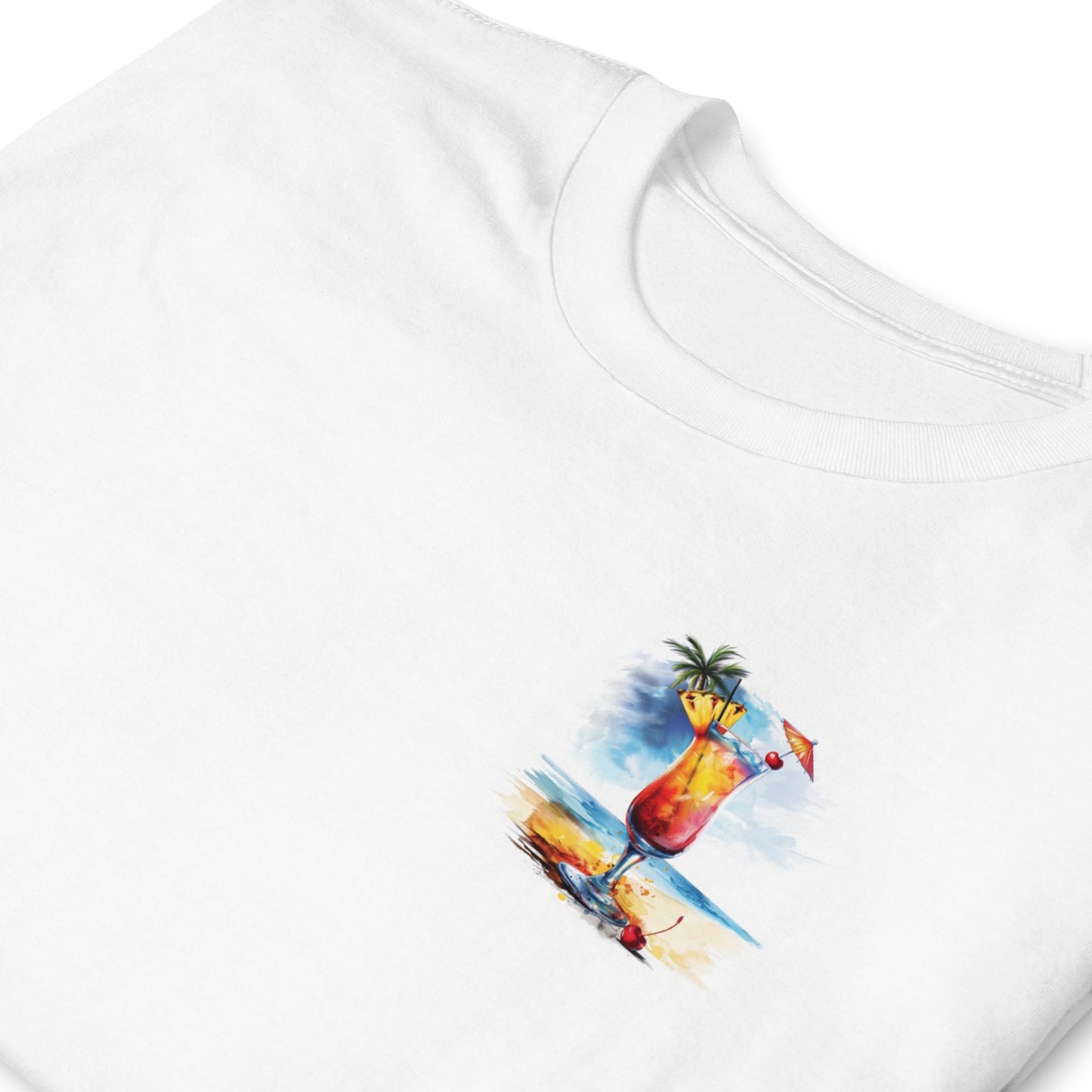 Barbados Chest Design Short-Sleeve Unisex T-Shirt