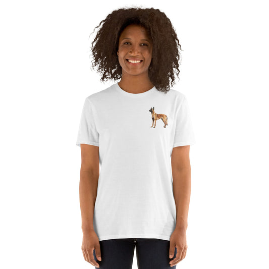 Belgian Malinois Chest Design Short-Sleeve Unisex T-Shirt