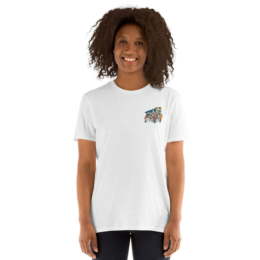 Bogota Chest Design Short-Sleeve Unisex T-Shirt