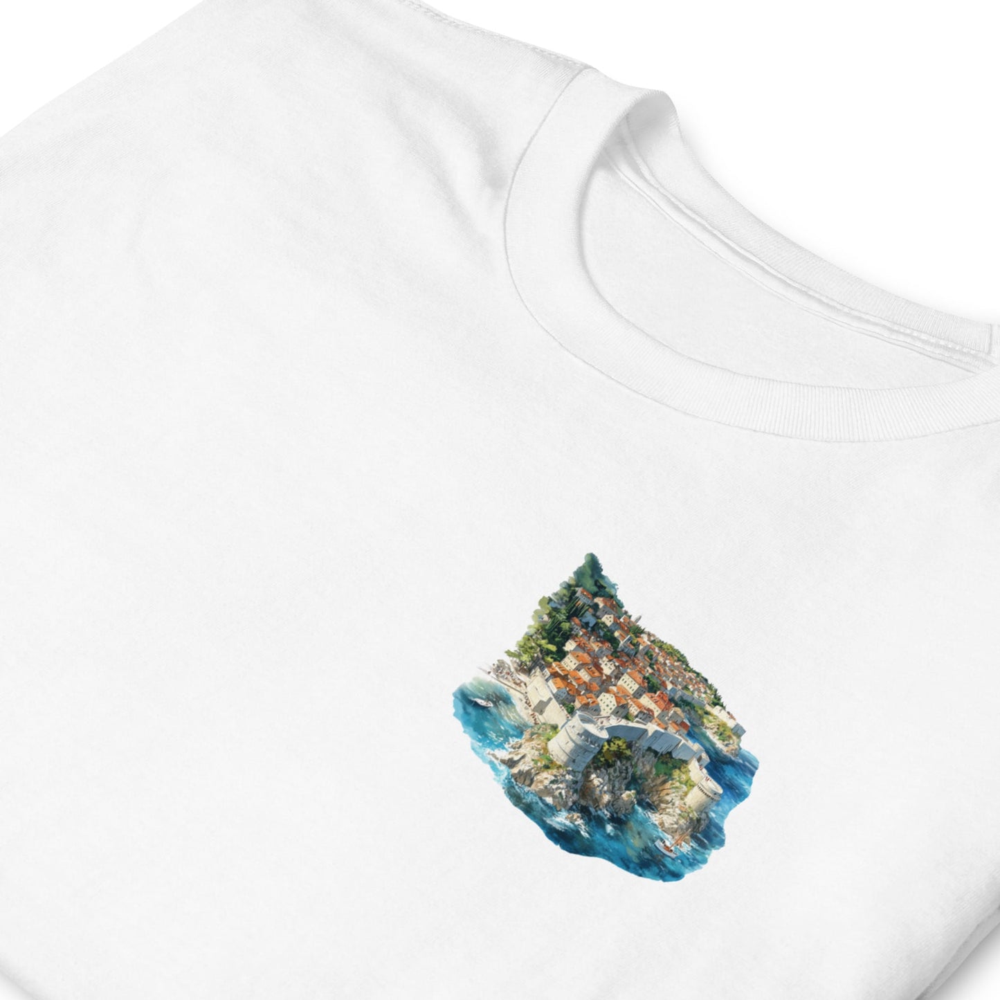 Dubrovnik Chest Design Short-Sleeve Unisex T-Shirt