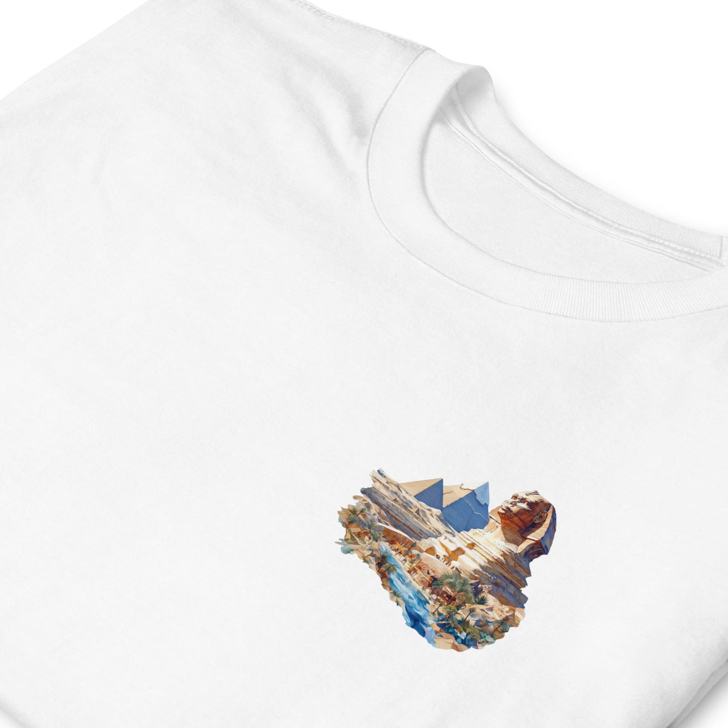 Giza Chest Design Short-Sleeve Unisex T-Shirt