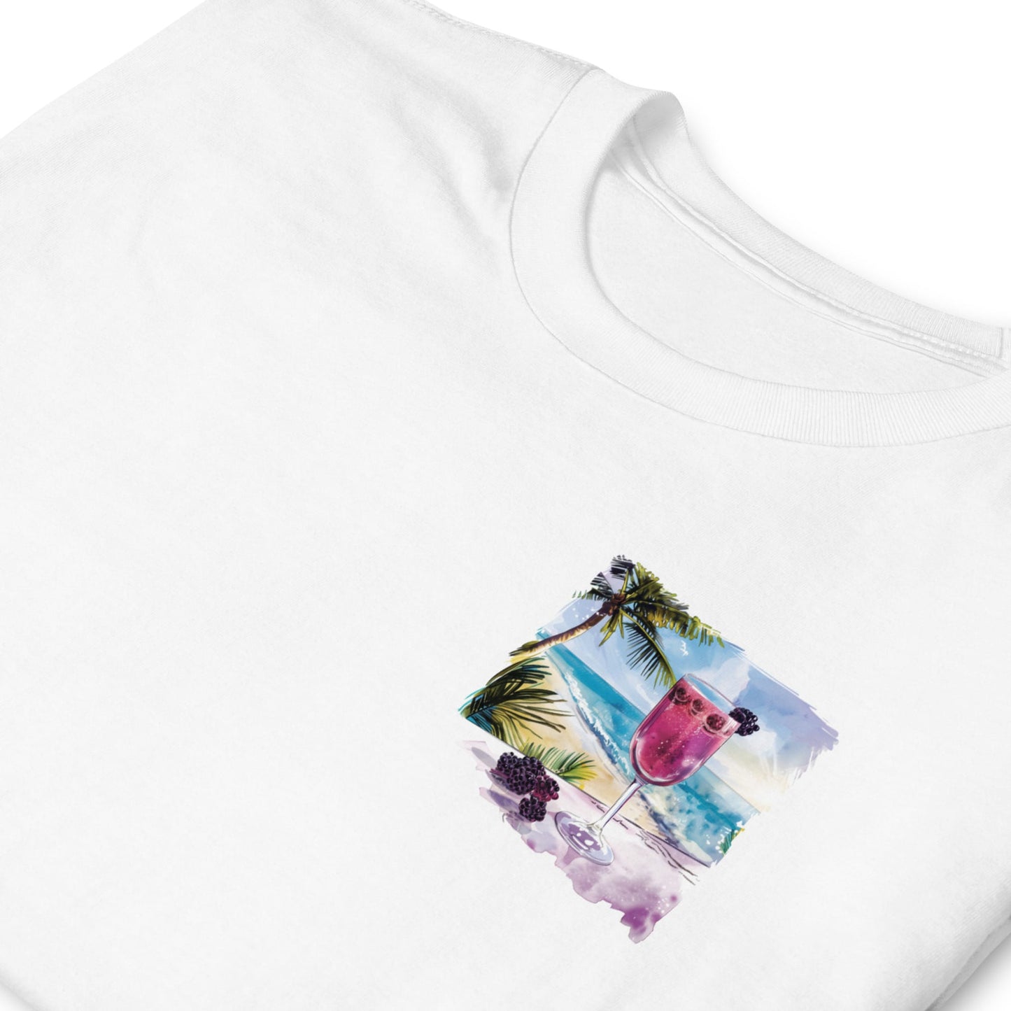 Kir Royale Chest Design Short-Sleeve Unisex T-Shirt