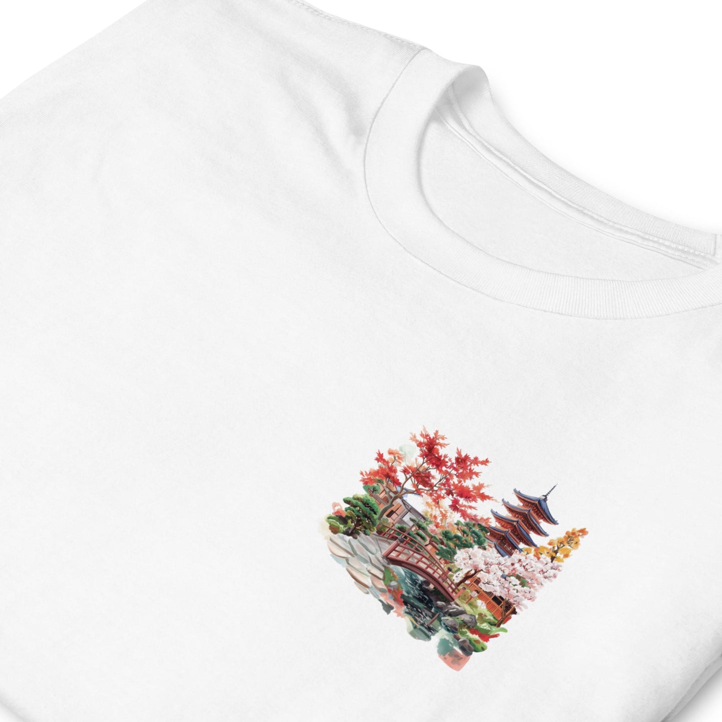 Kyoto Chest Design Short-Sleeve Unisex T-Shirt