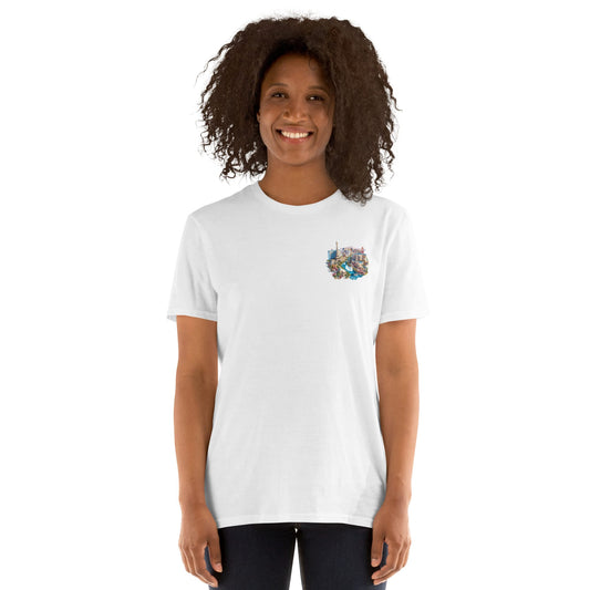 Las Vegas Chest Design Short-Sleeve Unisex T-Shirt