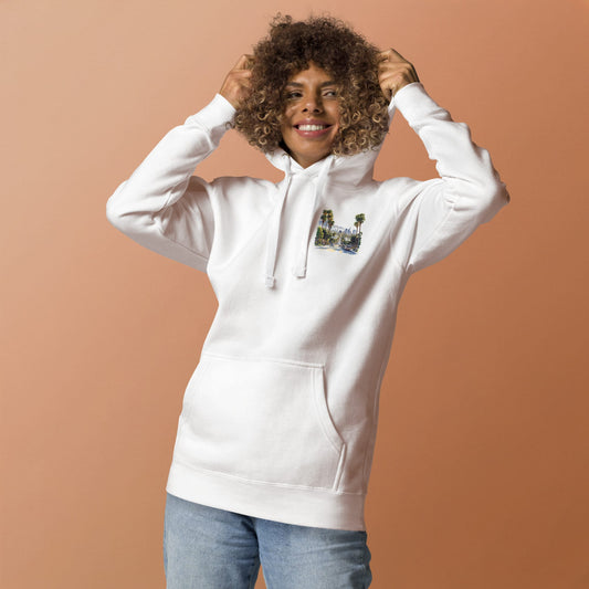 Los Angeles Chest Design Unisex Hoodie
