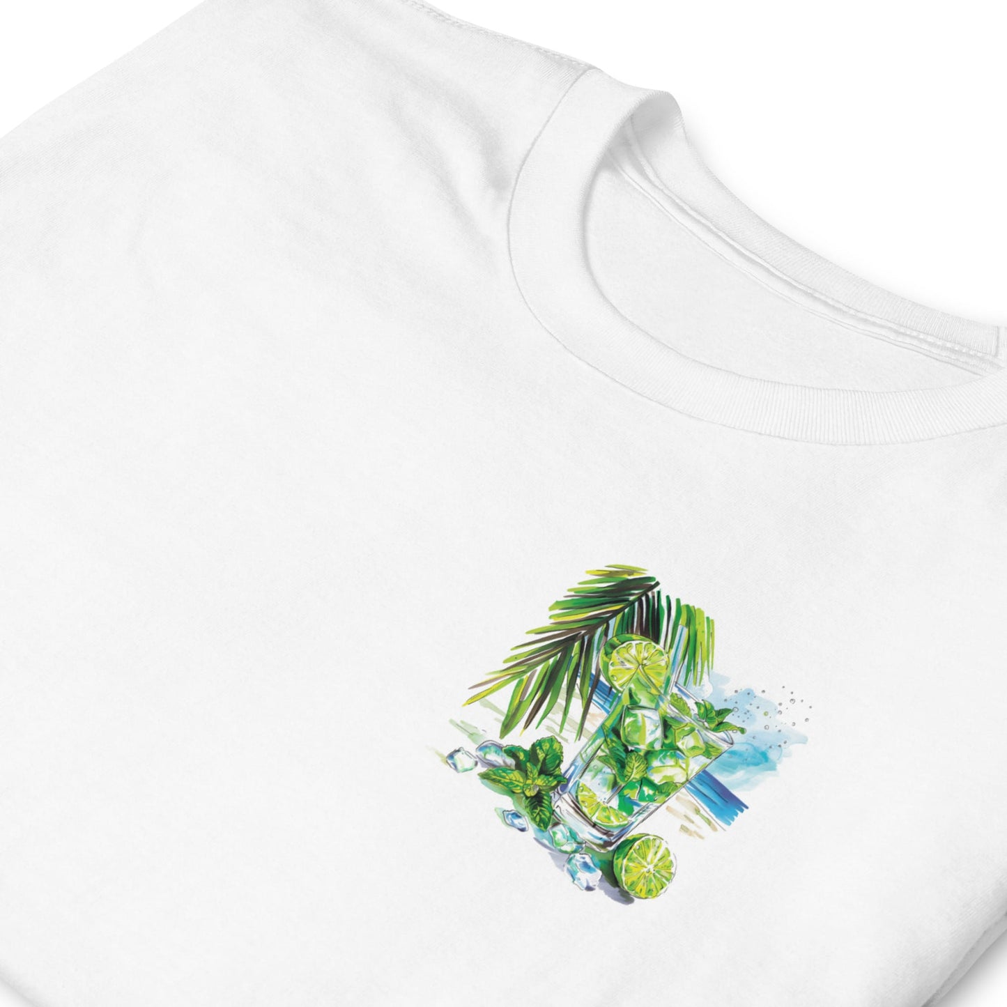 Mojito Chest Design Short-Sleeve Unisex T-Shirt