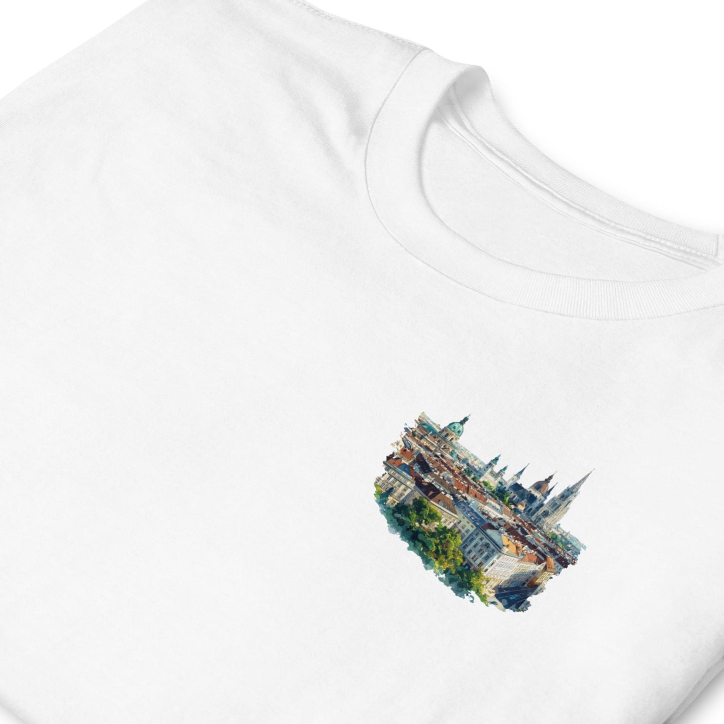 Vienna Chest Design Short-Sleeve Unisex T-Shirt