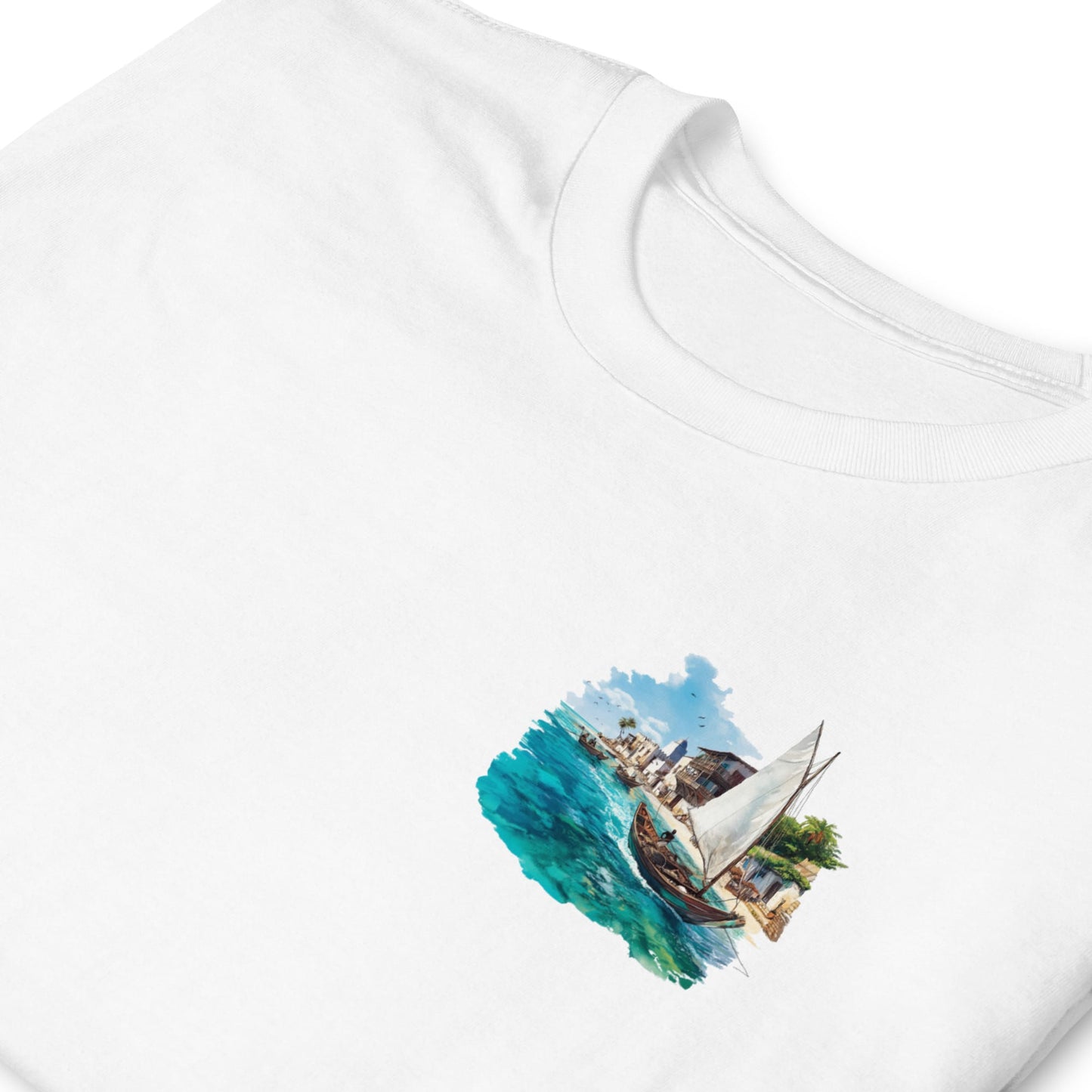 Zanzibar Chest Design Short-Sleeve Unisex T-Shirt