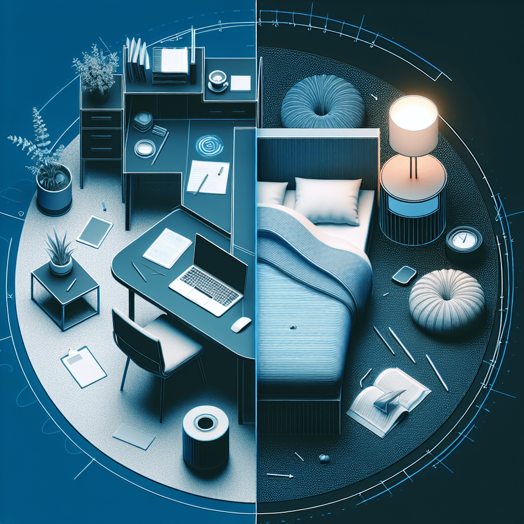 I Work From Home: How to Separate Your Workspace from Your Rest Space for Better Sleep.