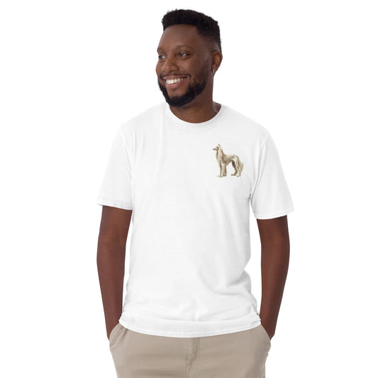 Afghan Hound Chest Design Short-Sleeve Unisex T-Shirt