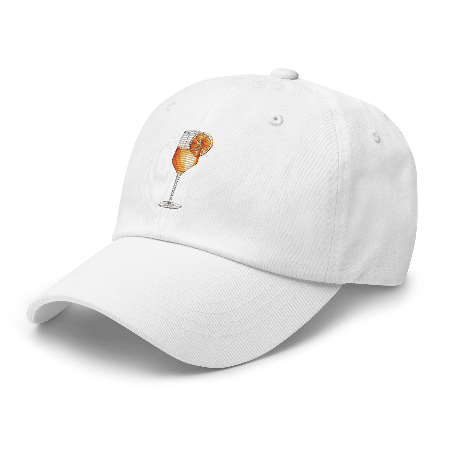 Aperol Spritz Cocktail Design Embroidery Hat - Swagodin