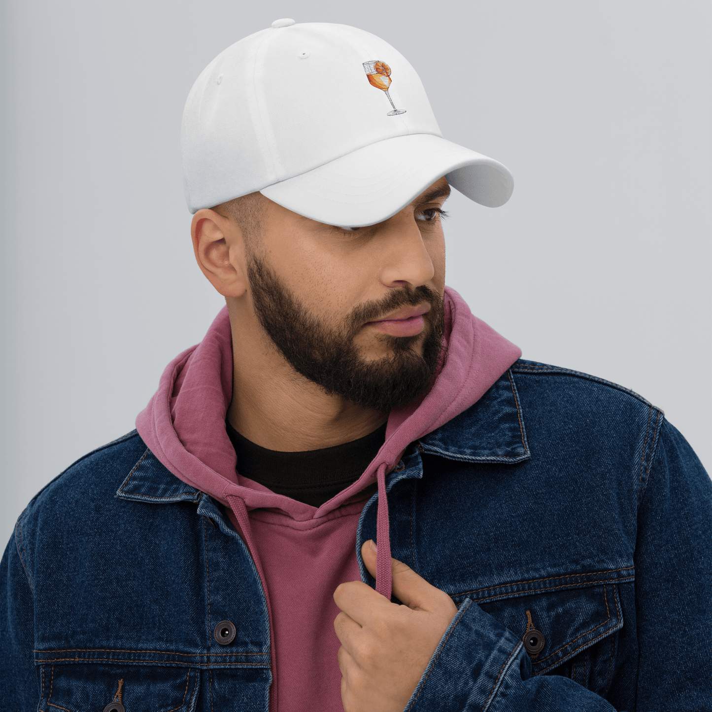 Aperol Spritz Cocktail Design Embroidery Hat - Swagodin