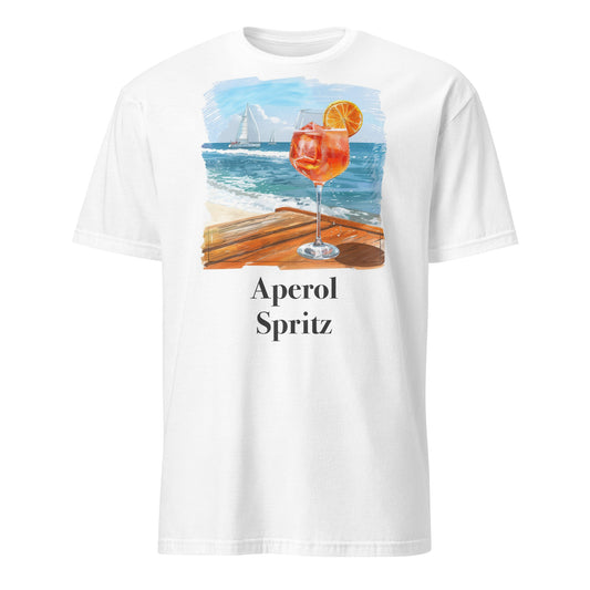 Aperol Spritz Cocktail Design Soft T-Shirt - Swagodin