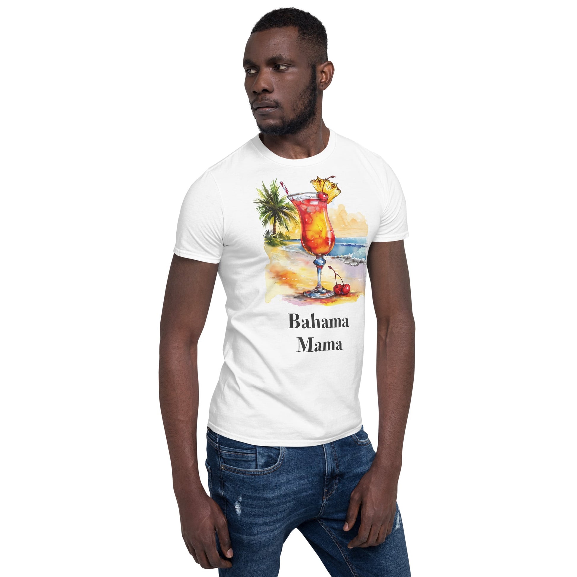 Bahama Mama Cocktail Design Soft T-Shirt - Swagodin