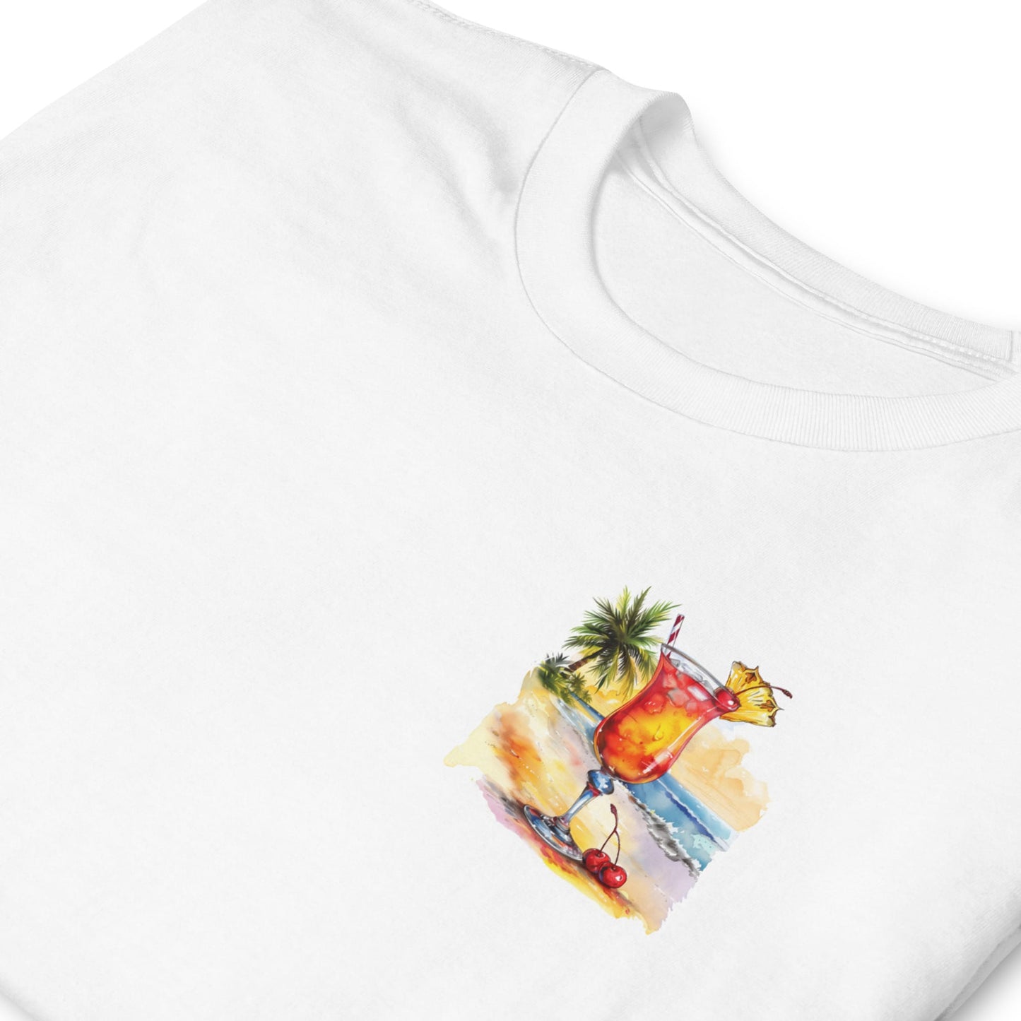 Bahama Mama Chest Design Short-Sleeve Unisex T-Shirt