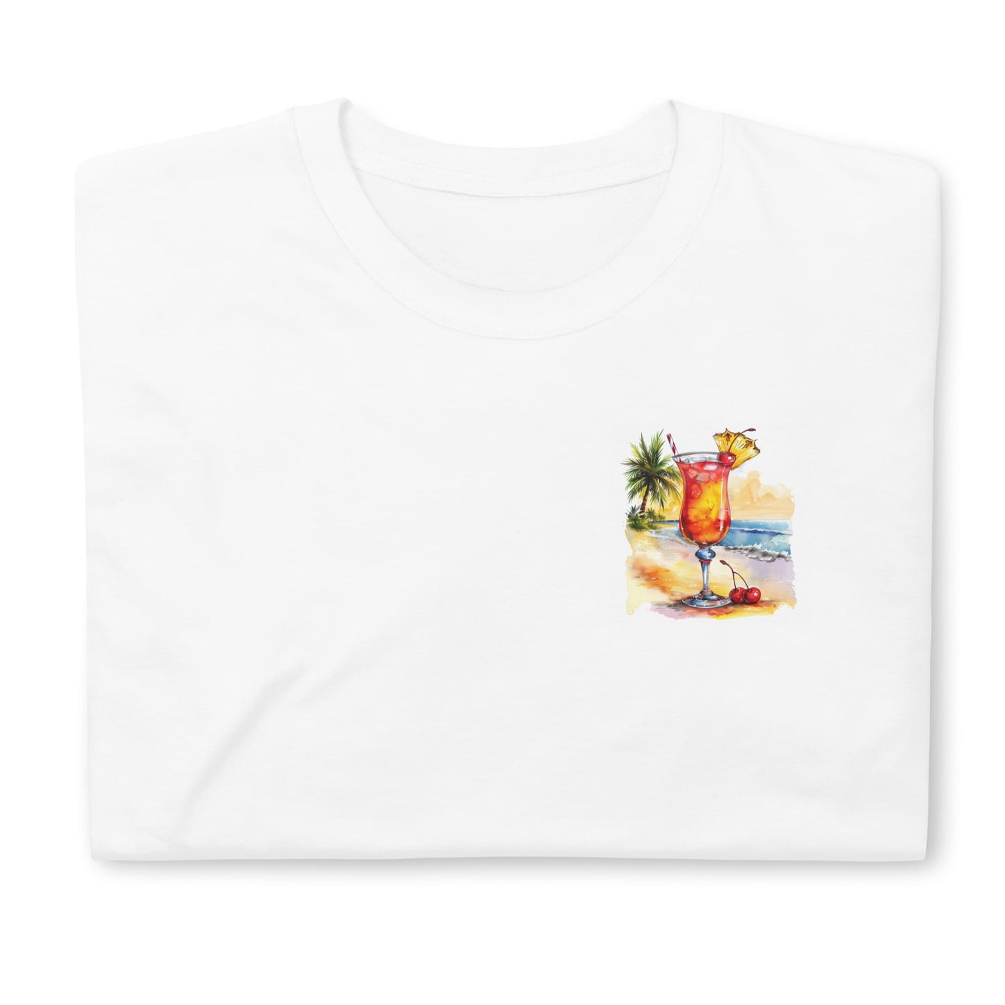 Bahama Mama Chest Design Short-Sleeve Unisex T-Shirt