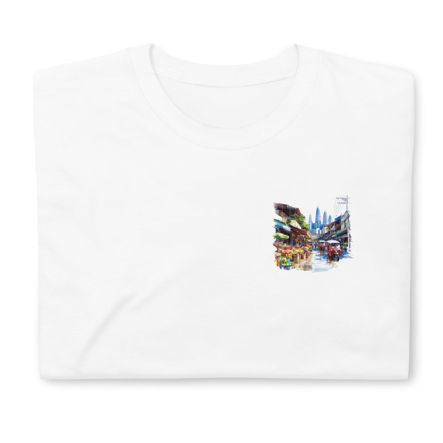Bangkok Chest Design Short-Sleeve Unisex T-Shirt