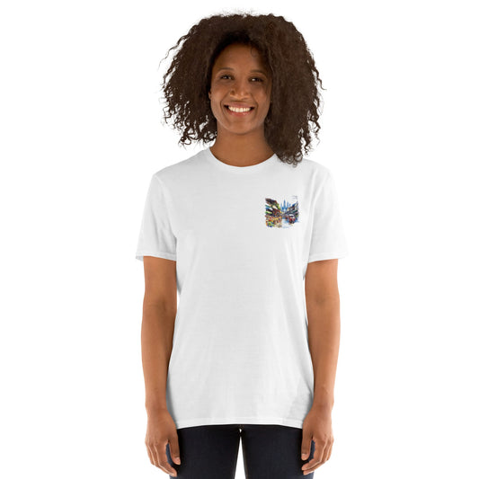 Bangkok Chest Design Short-Sleeve Unisex T-Shirt