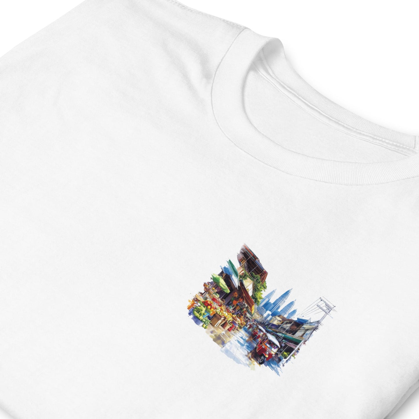 Bangkok Chest Design Short-Sleeve Unisex T-Shirt