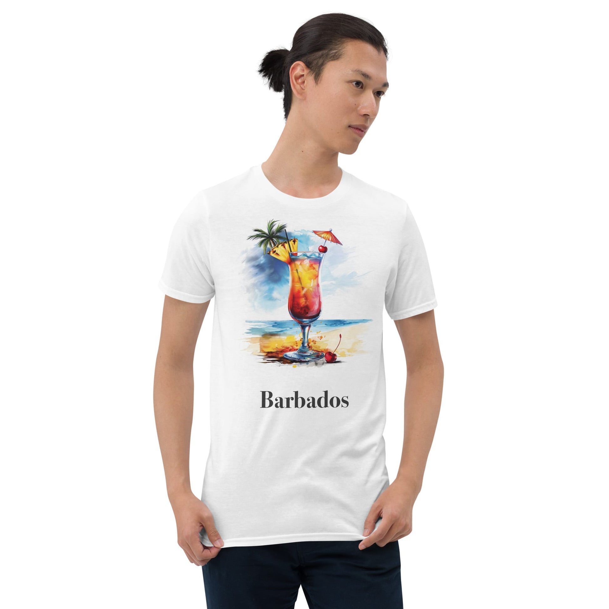 Barbados Cocktail Design Soft T-Shirt - Swagodin