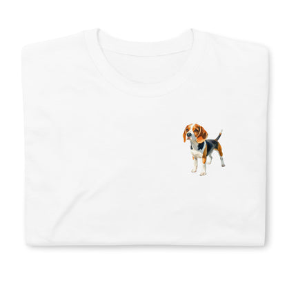 Beagle Chest Design Short-Sleeve Unisex T-Shirt