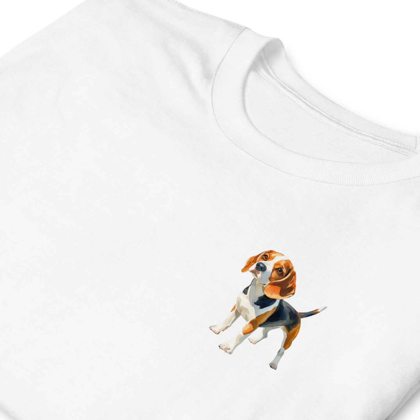 Beagle Chest Design Short-Sleeve Unisex T-Shirt