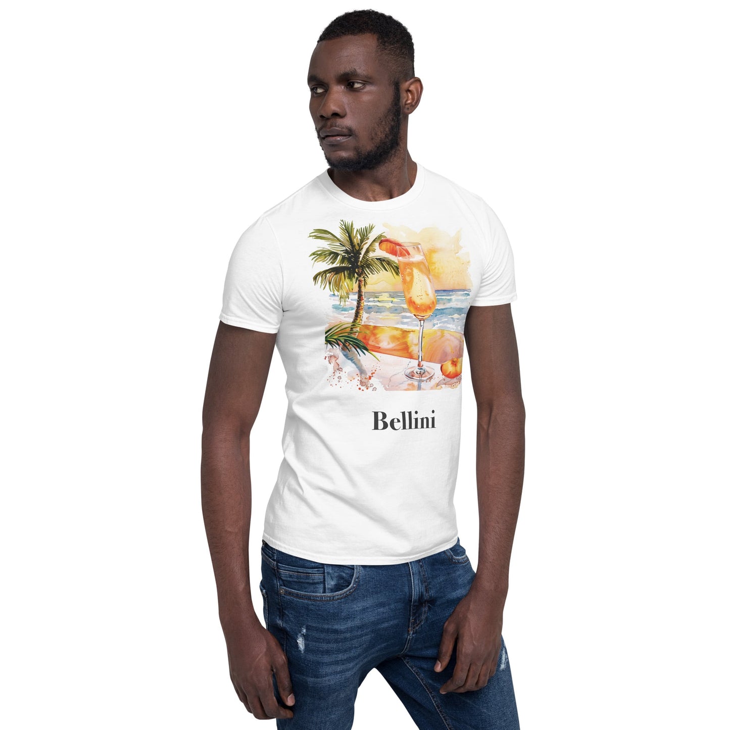 Bellini Cocktail Design Soft T-Shirt - Swagodin