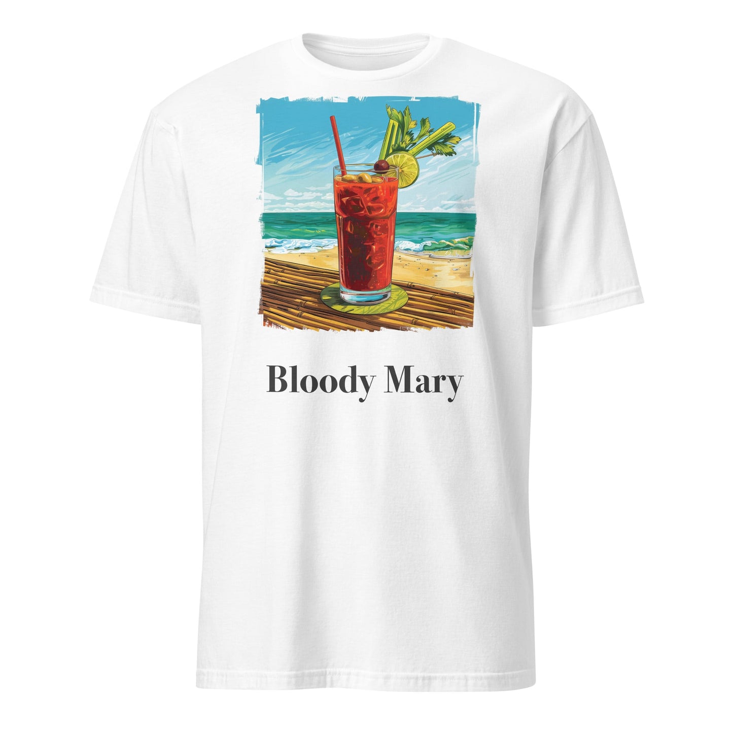 Bloody Mary Cocktail Design Soft T-Shirt - Swagodin