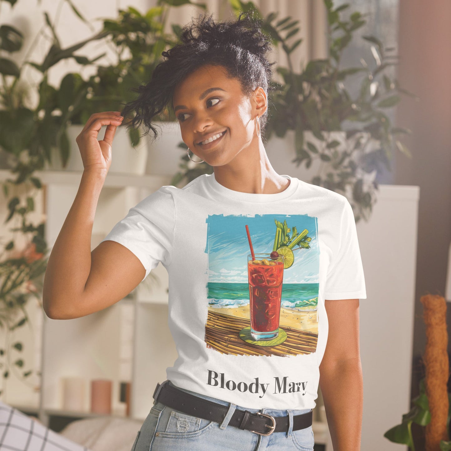 Bloody Mary Cocktail Design Soft T-Shirt - Swagodin