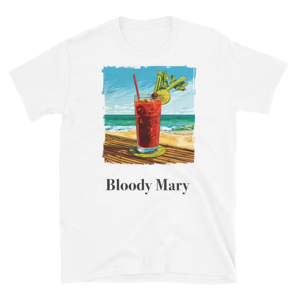 Bloody Mary Cocktail Design Soft T-Shirt - Swagodin