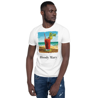 Bloody Mary Cocktail Design Soft T-Shirt - Swagodin