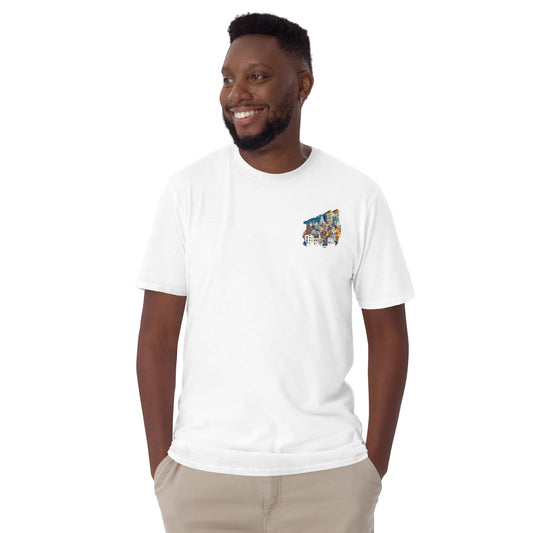 Bogota Chest Design Short-Sleeve Unisex T-Shirt