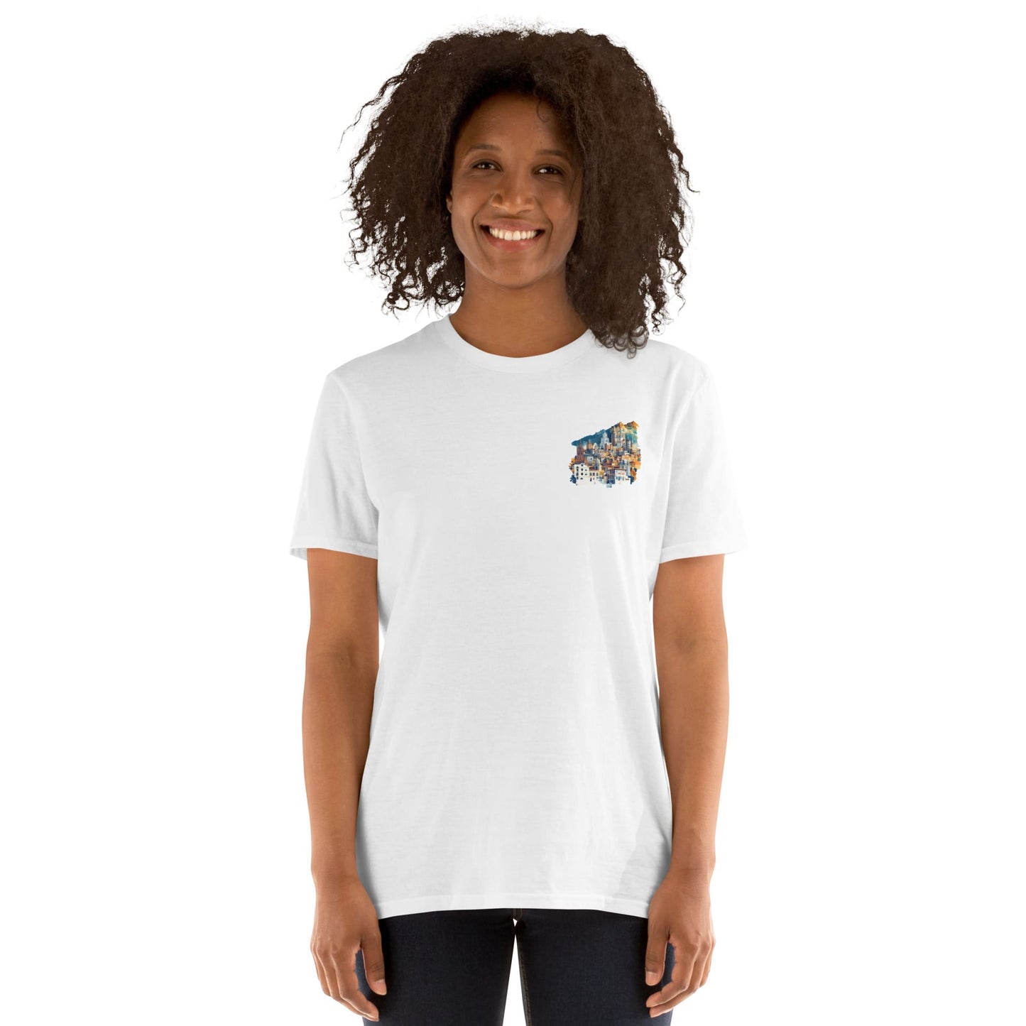 Bogota Chest Design Short-Sleeve Unisex T-Shirt