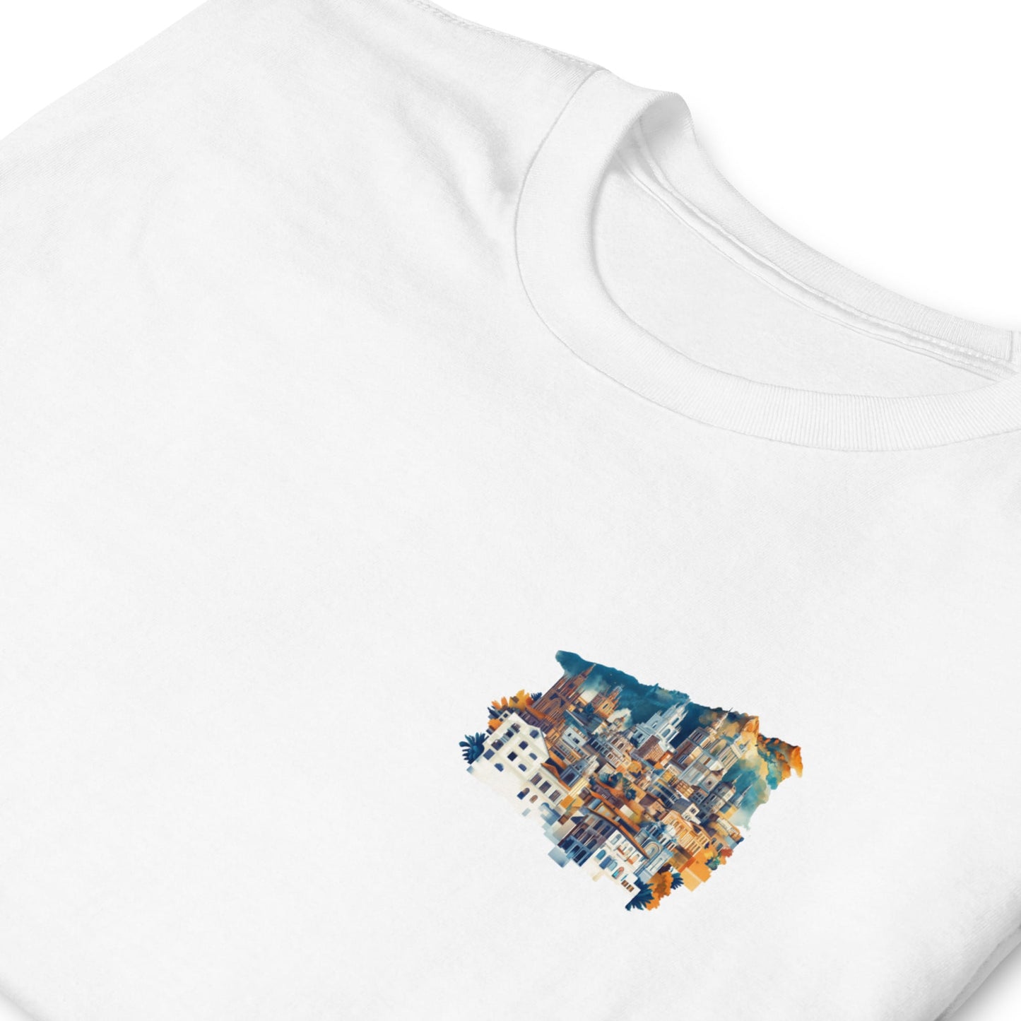 Bogota Chest Design Short-Sleeve Unisex T-Shirt