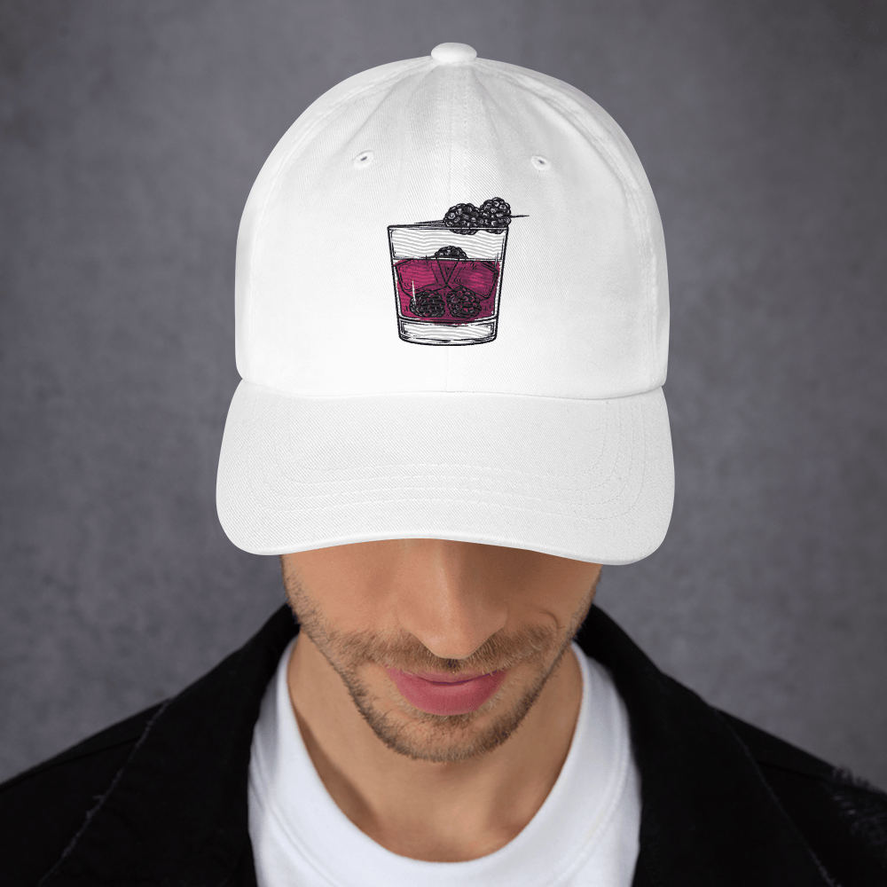 Bramble Cocktail Design Embroidery Hat - Swagodin