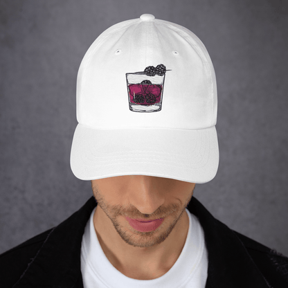 Bramble Cocktail Design Embroidery Hat - Swagodin