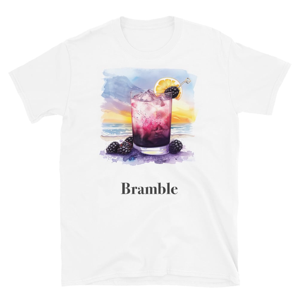 Bramble Cocktail Design Soft T-Shirt - Swagodin