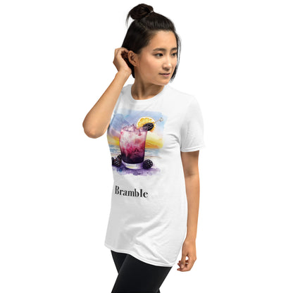 Bramble Cocktail Design Soft T-Shirt - Swagodin