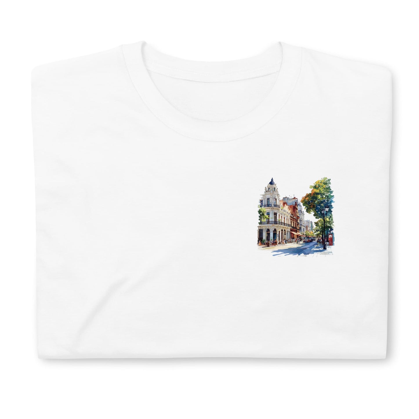 Buenos Aires Chest Design Short-Sleeve Unisex T-Shirt