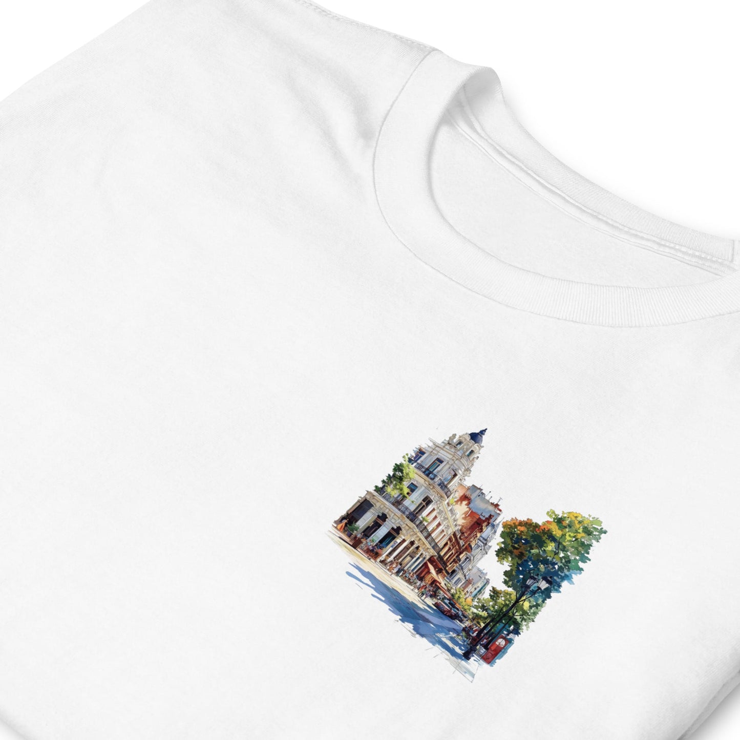 Buenos Aires Chest Design Short-Sleeve Unisex T-Shirt