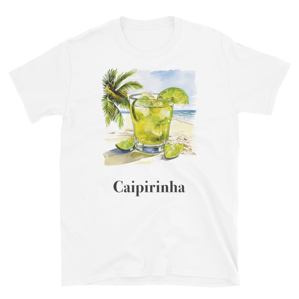 Caipirinha Cocktail Design Soft T-Shirt - Swagodin