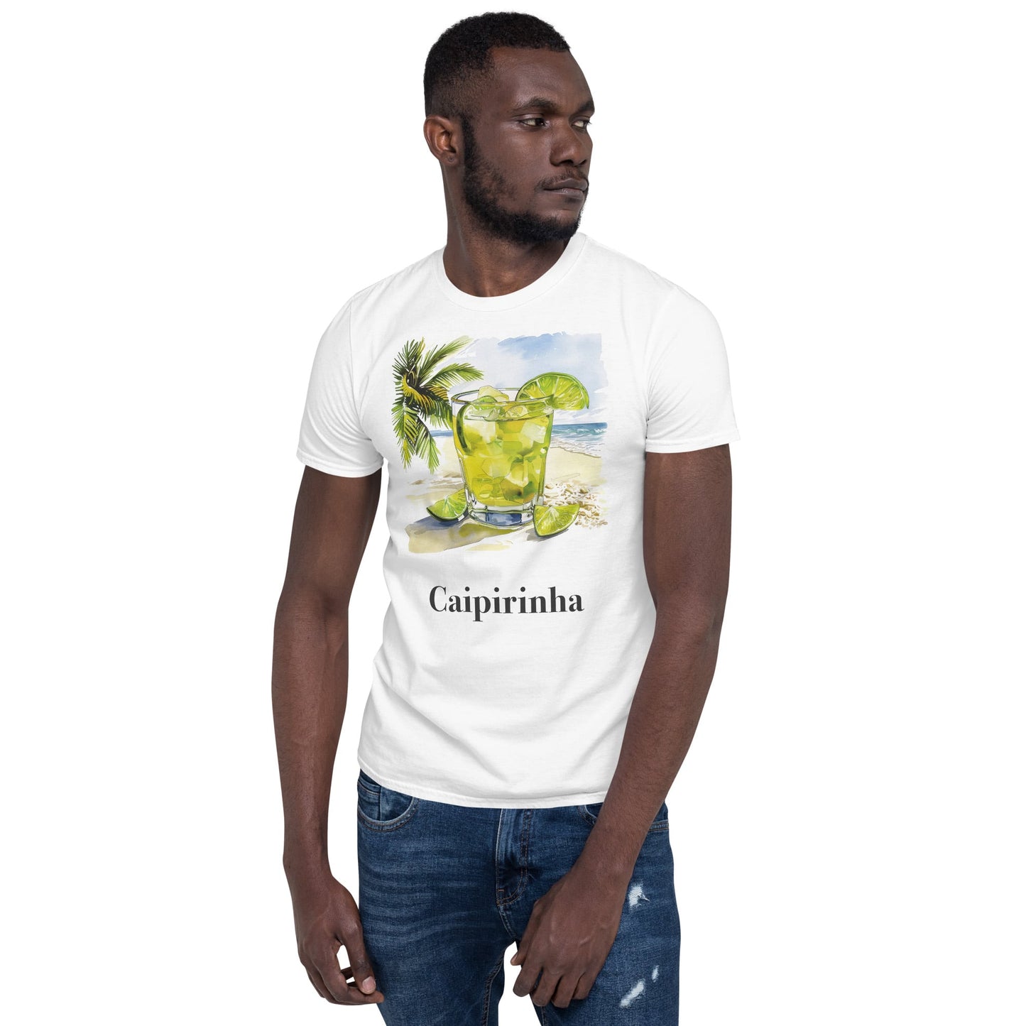 Caipirinha Cocktail Design Soft T-Shirt - Swagodin