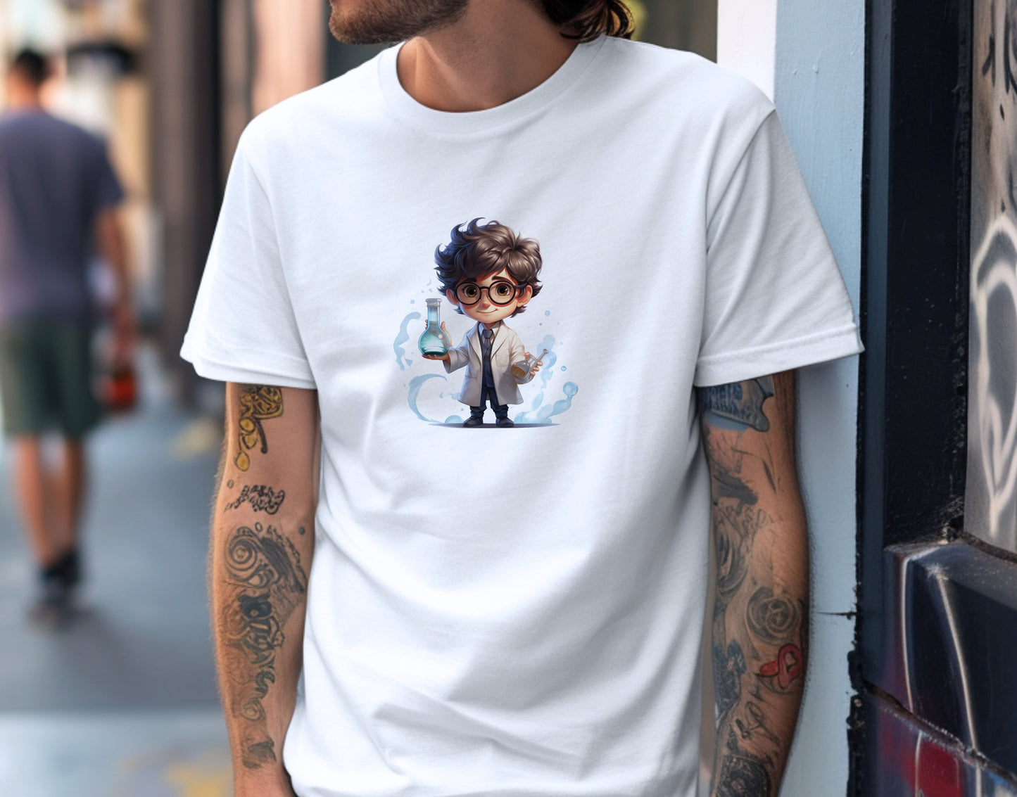 Chibi Scientist Lab Adventure Soft Unisex T-Shirt - Swagodin