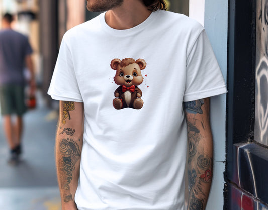 Chibi Teddy Bliss Soft Unisex T-Shirt - Swagodin