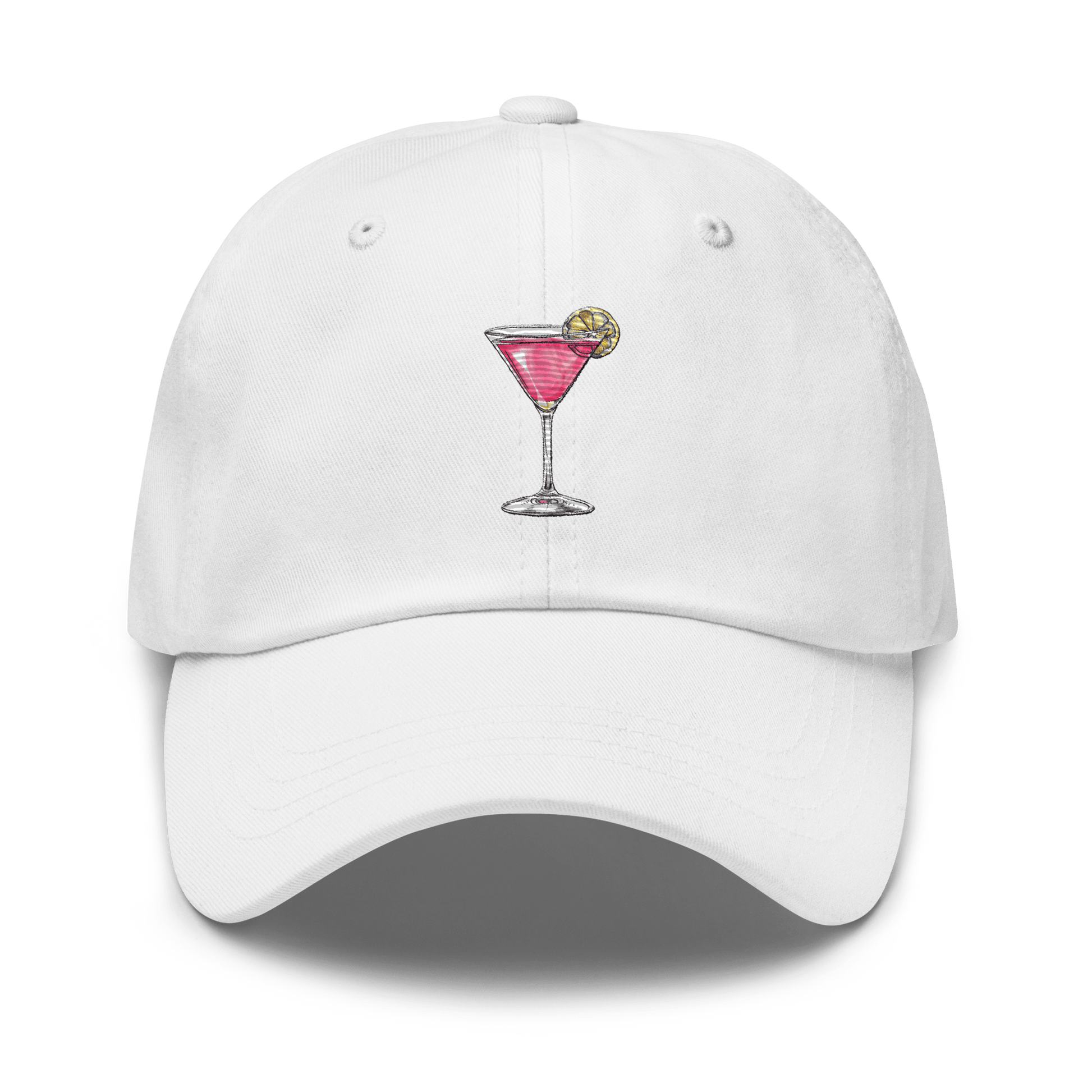 Cosmopolitan Cocktail Design Embroidery Hat - Swagodin