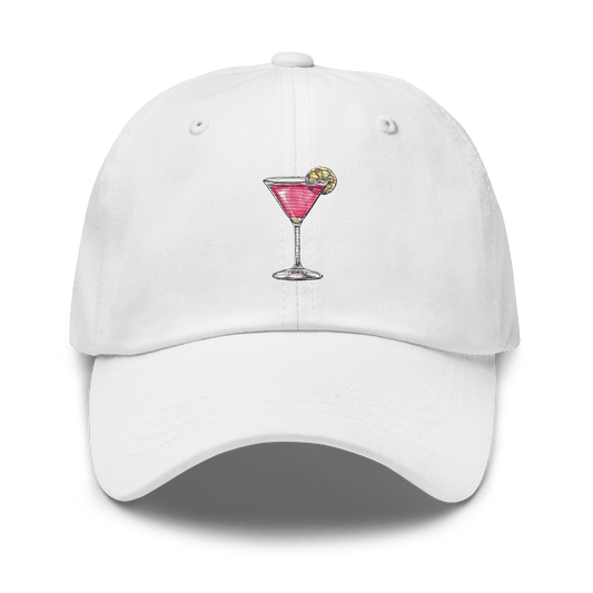 Cosmopolitan Cocktail Design Embroidery Hat - Swagodin