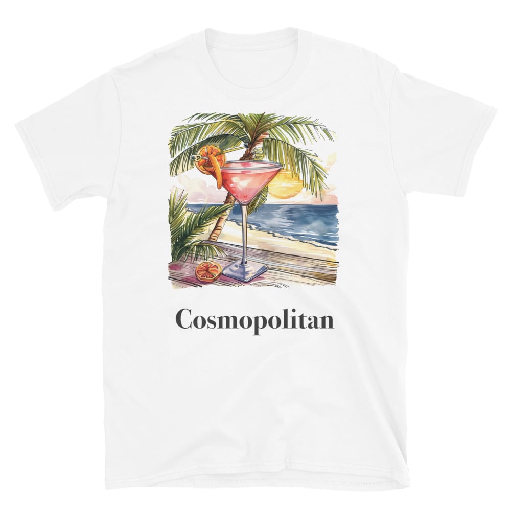 Cosmopolitan Cocktail Design Soft T-Shirt - Swagodin