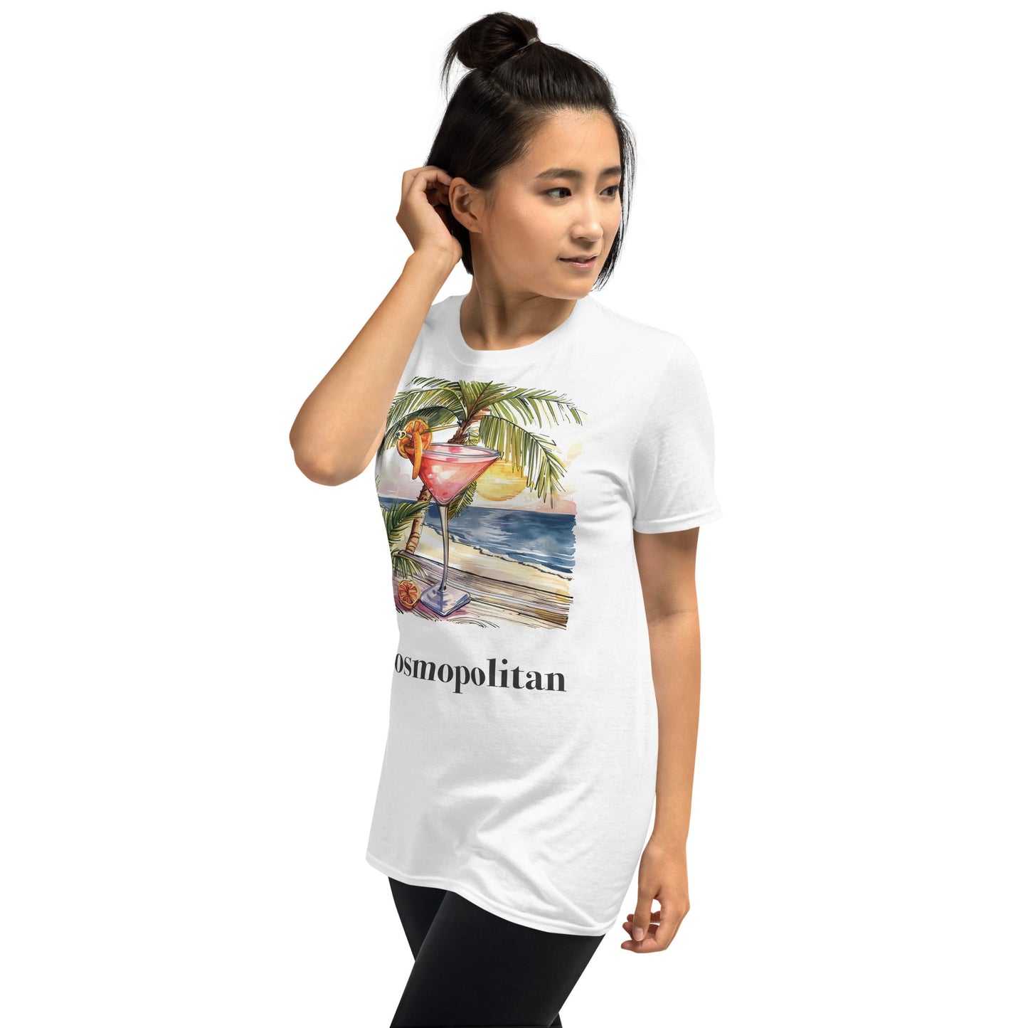 Cosmopolitan Cocktail Design Soft T-Shirt - Swagodin