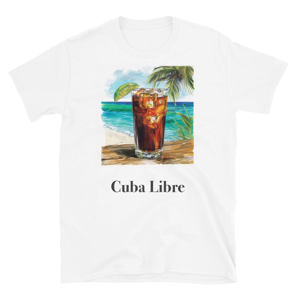 Cuba Libre  Cocktail Design Soft T-Shirt - Swagodin