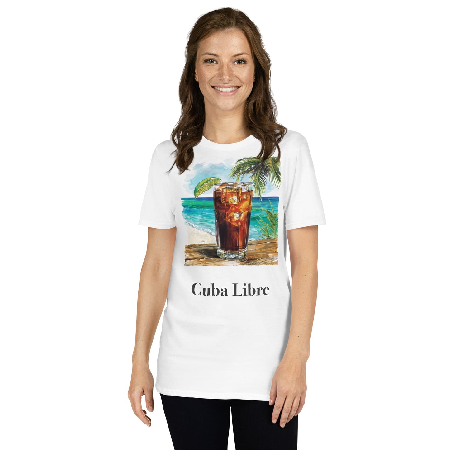 Cuba Libre  Cocktail Design Soft T-Shirt - Swagodin